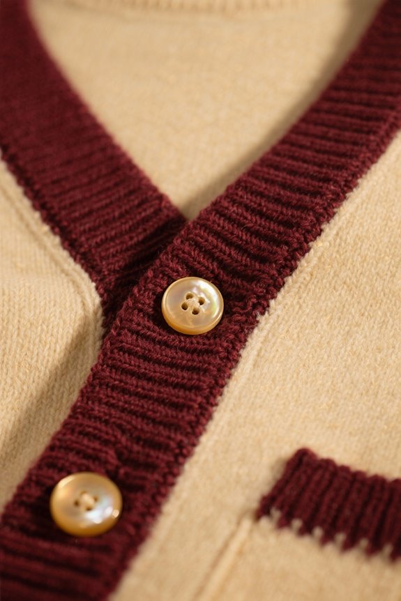buttoning cardigans for style