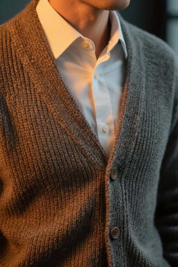 cardigans enhance dress shirts
