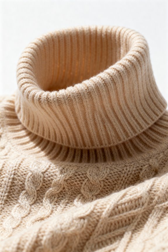 choosing a high neck sweater