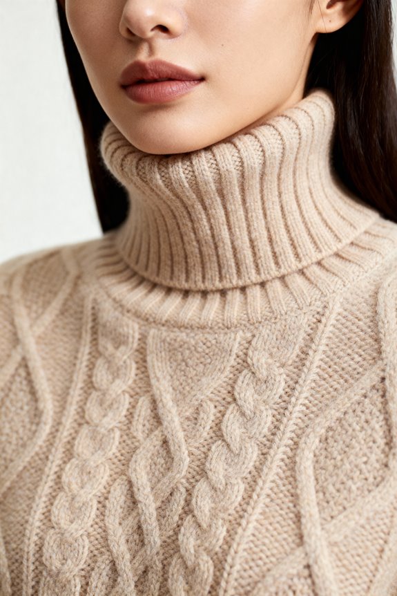 choosing comfortable turtleneck sweaters