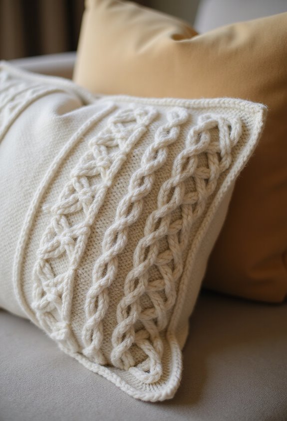 choosing knitted pillow shams