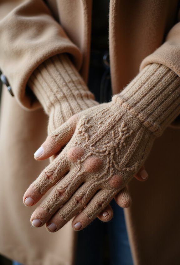 choosing stretchy knit gloves