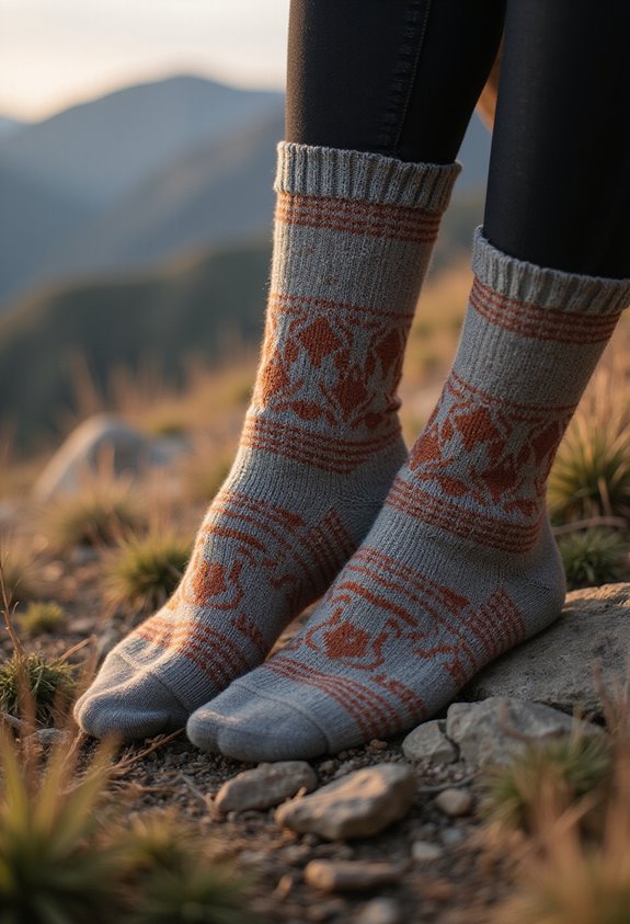 comfortable warm moisture wicking socks