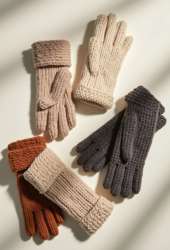 cozy and stylish winter gloves