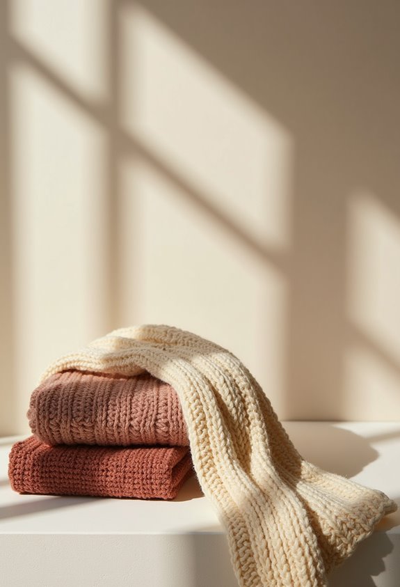 cozy chic cable knit wraps