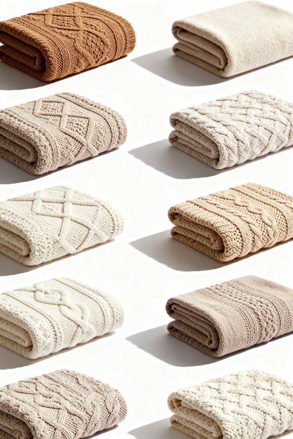 cozy cotton knitted blankets