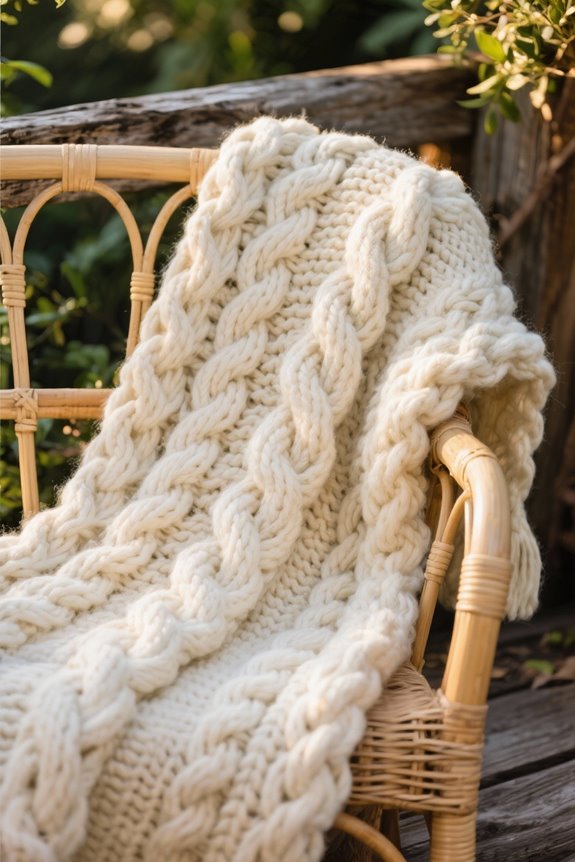 cozy outdoor chunky knits