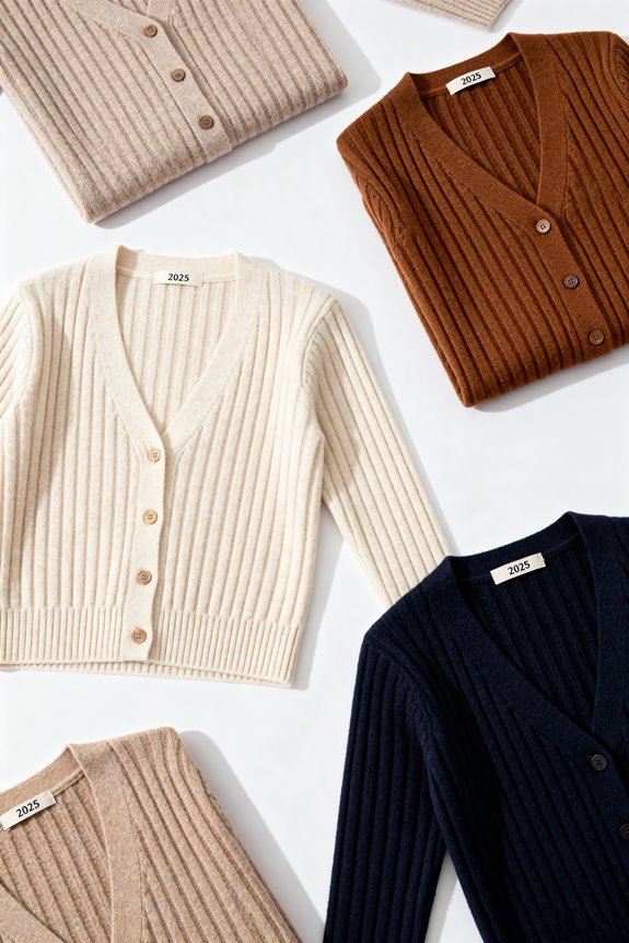 cozy ribbed knit cardigans