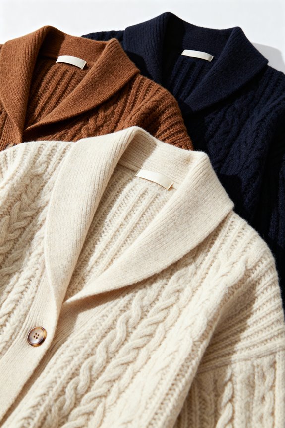 cozy shawl collar cardigans