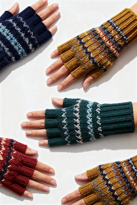 cozy stylish fingerless gloves