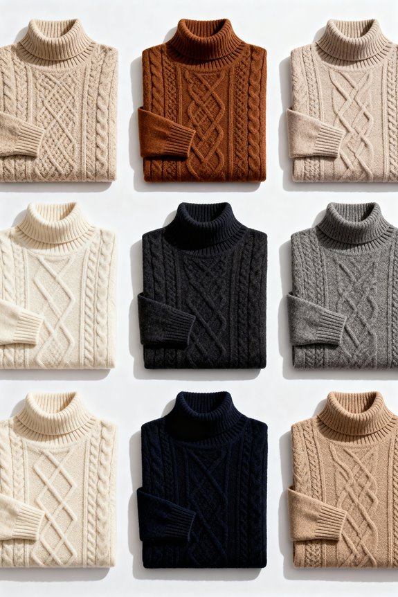 cozy stylish funnel necks
