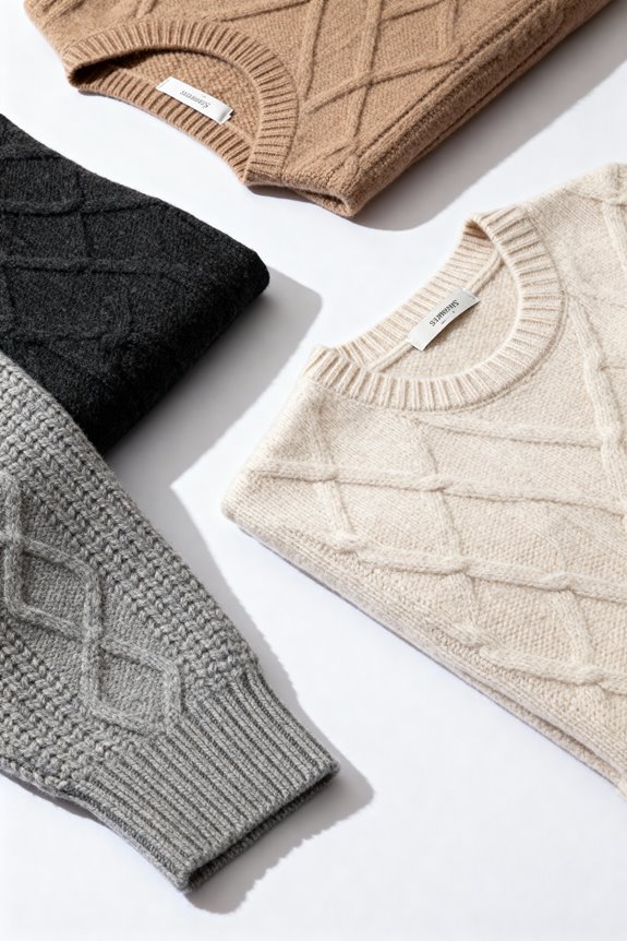 cozy stylish knitted pullovers