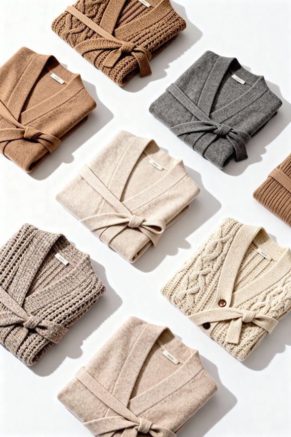 cozy wrap cardigan styles
