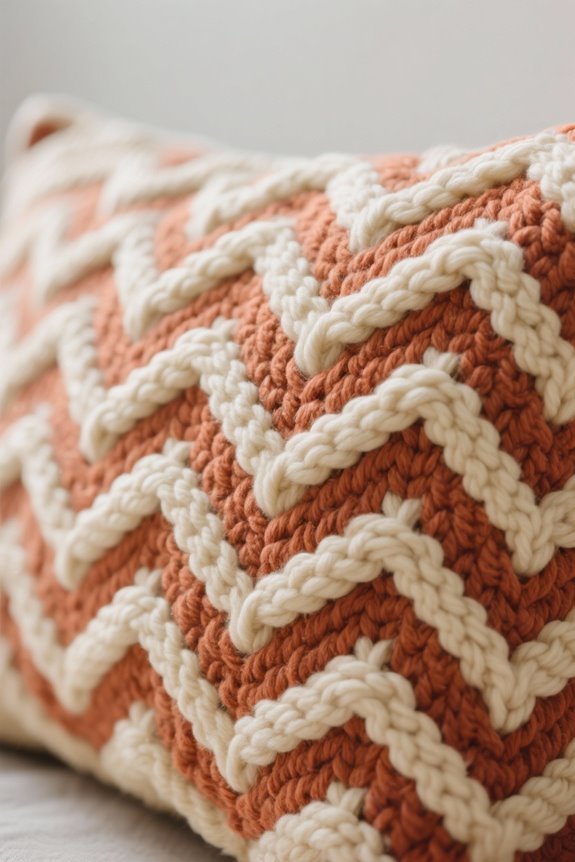 custom colored knitted pillow covers