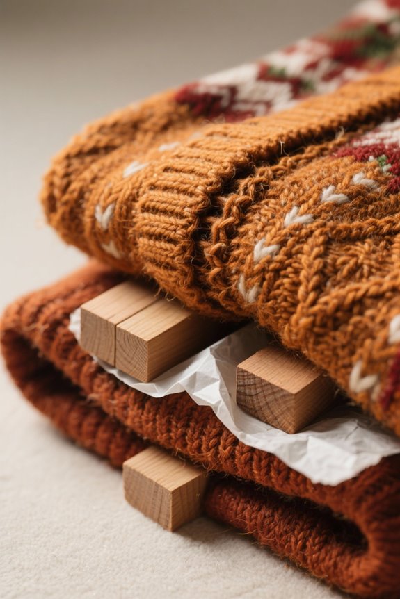 folding techniques for knitwear