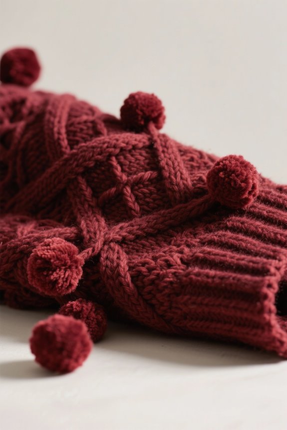 knitted decor for warmth
