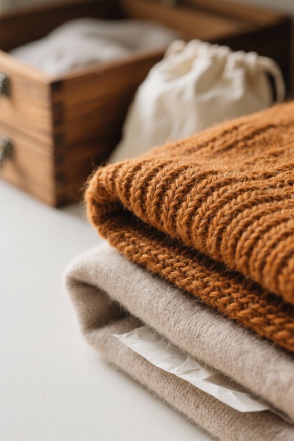 optimal storage for knitted items