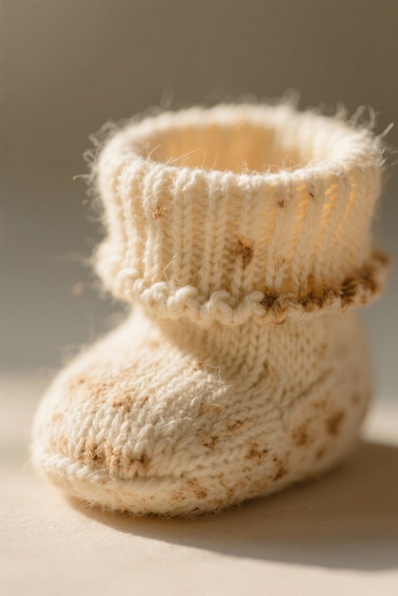 signs for washing baby knitted items