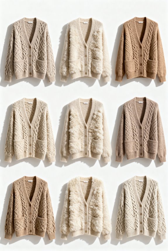 stylish and comfortable alpaca cardigans