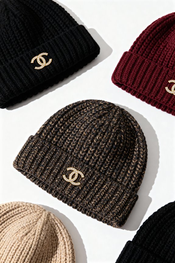 stylish knitted winter caps