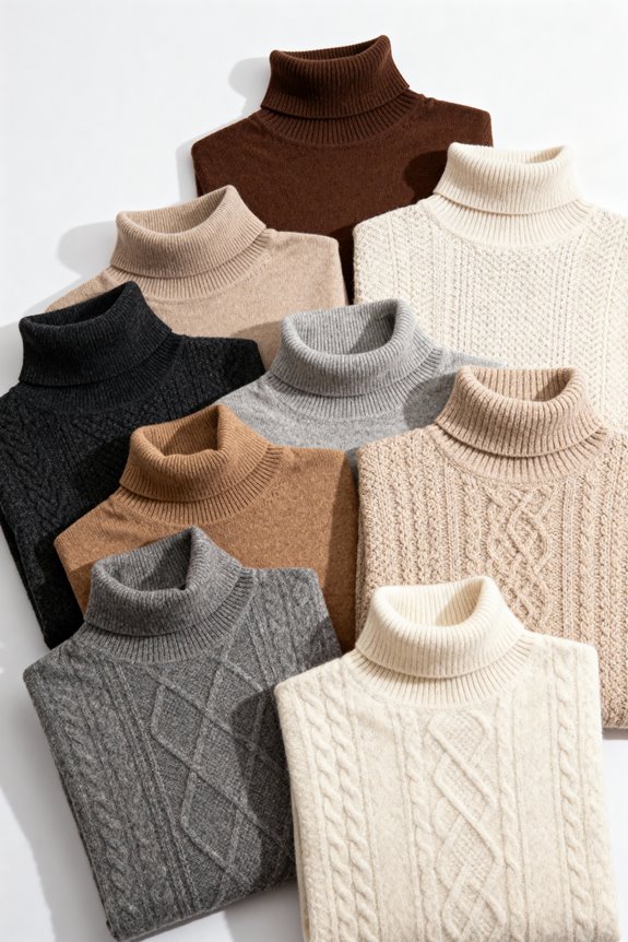 stylish mock neck sweaters