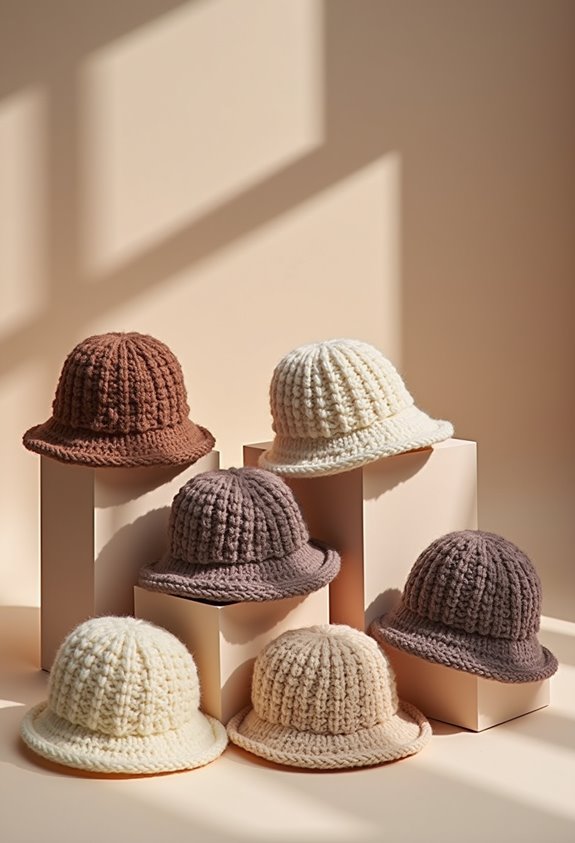 stylish winter knitted hats