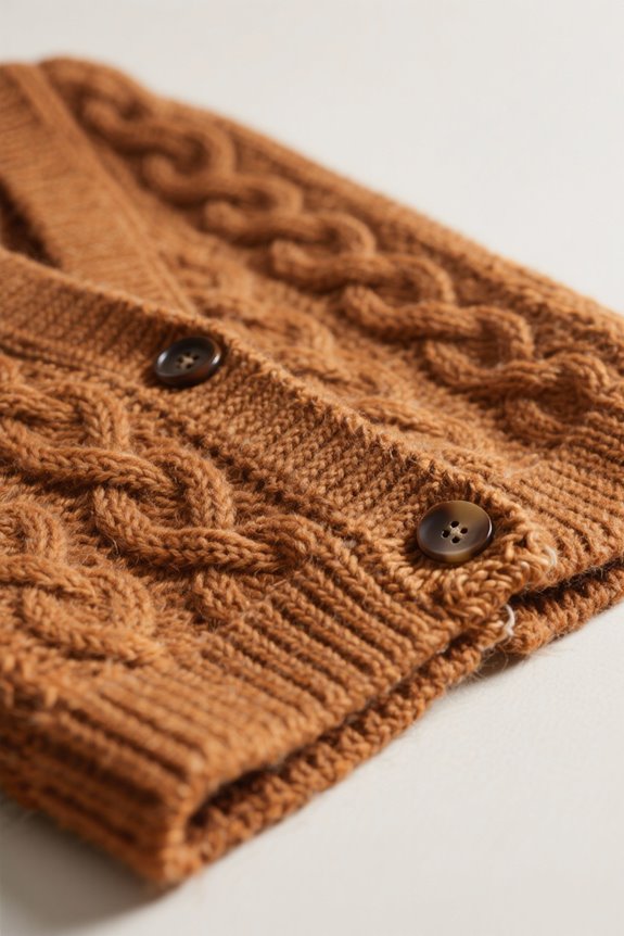 tactile shopping for cardigans