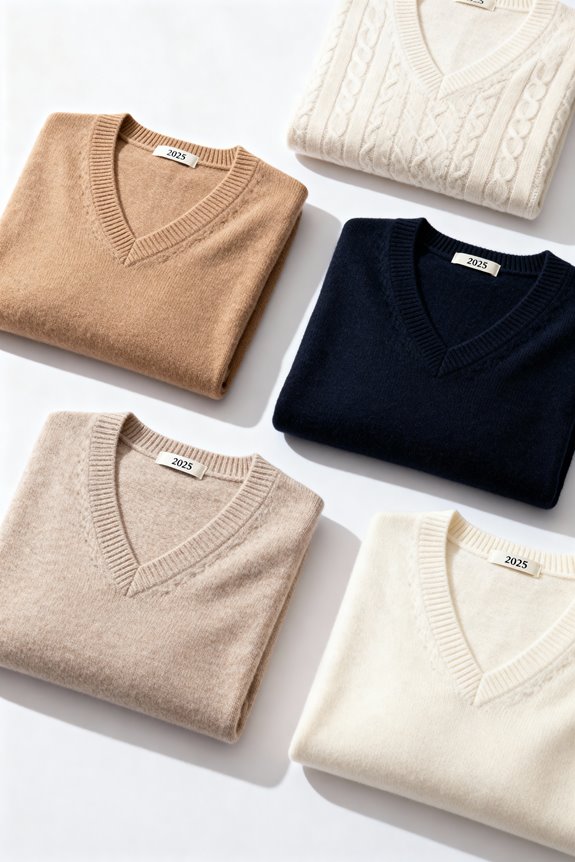 top stylish v neck pullovers