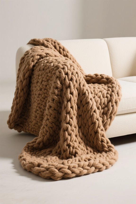 value of chunky blankets