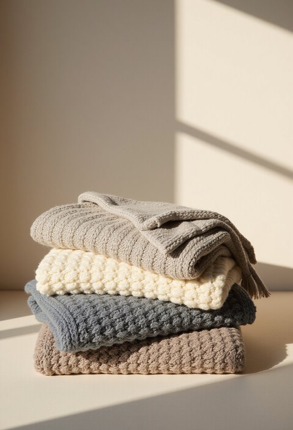 vegan cozy knit blankets