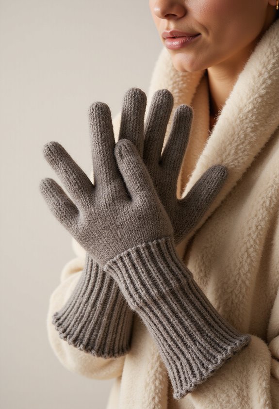 warm and cozy gloves