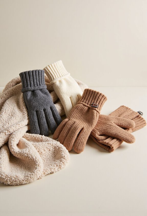 warm cozy winter gloves