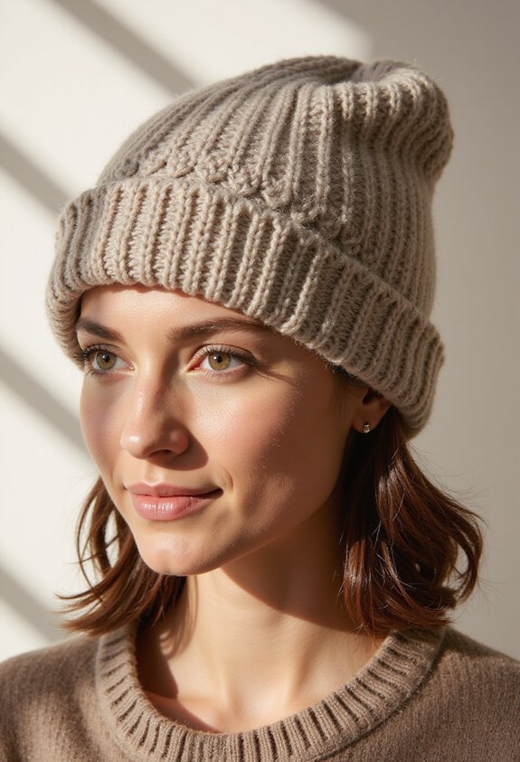 winter double layer beanies
