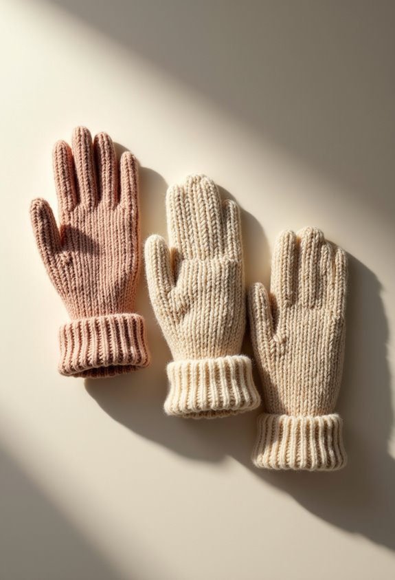 winter thermal knit gloves